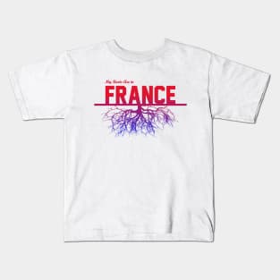 My Roots Are in France Kids T-Shirt